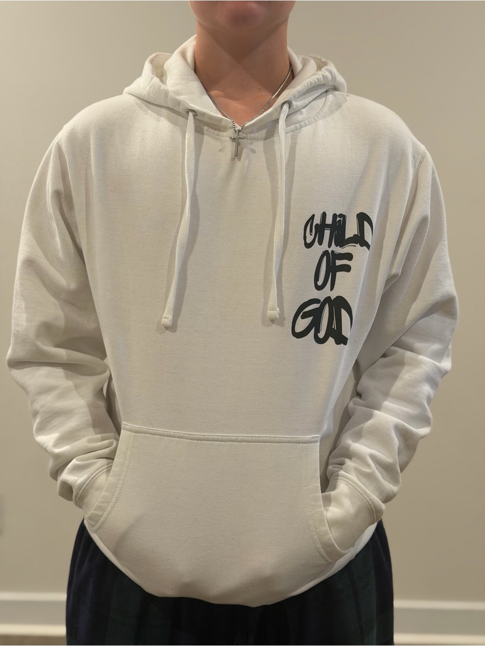 Off-White Pullover Hoodie for Men